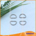 Tamanho interno 12mm Metal Buckles, Regulador de metal, Metal D-Ring KR5051